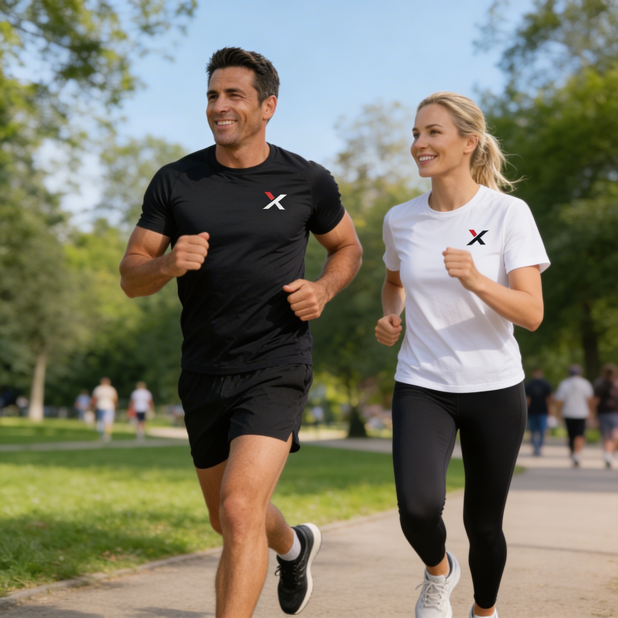 hf_20260326_165346_88c0d3d9-5fb0-4619-8919-2b6a86c7688d Couple jogging outdoors representing an active lifestyle with female hormone therapy from Matrix Reformed